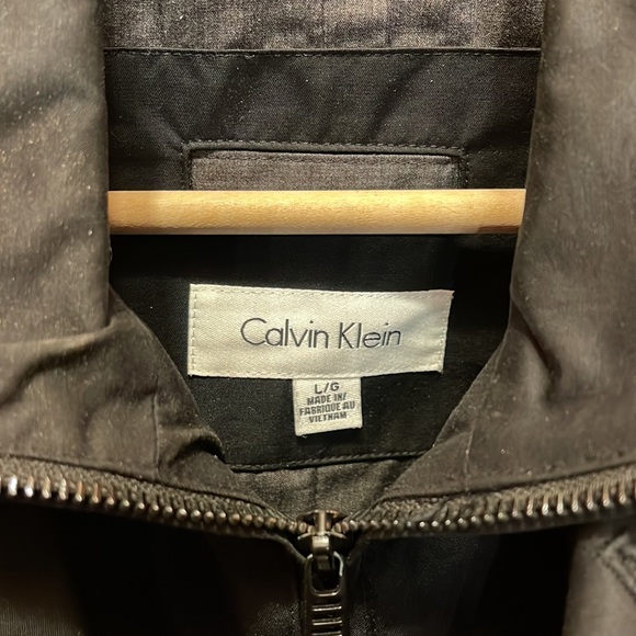 Mens Calvin Klein Black Jacket large - Picture 2 of 6
